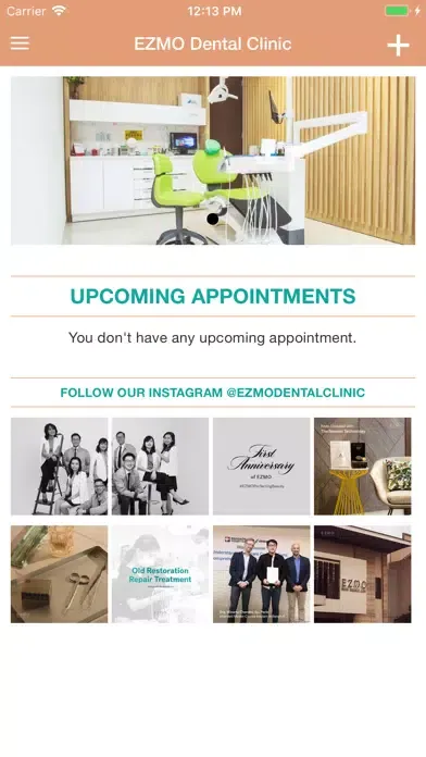 Capturas de tela do Ezmo Dental Clinic