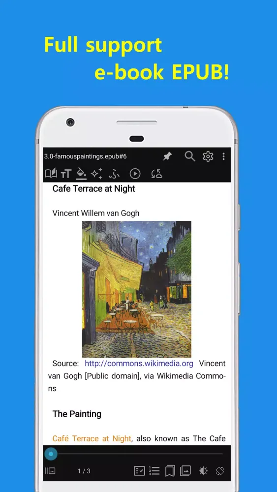 Captures d'écran de EasyViewer-epub,Comic,Text,PDF