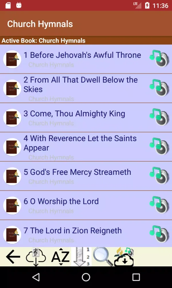 The Church Hymnal স্ক্রিনশট