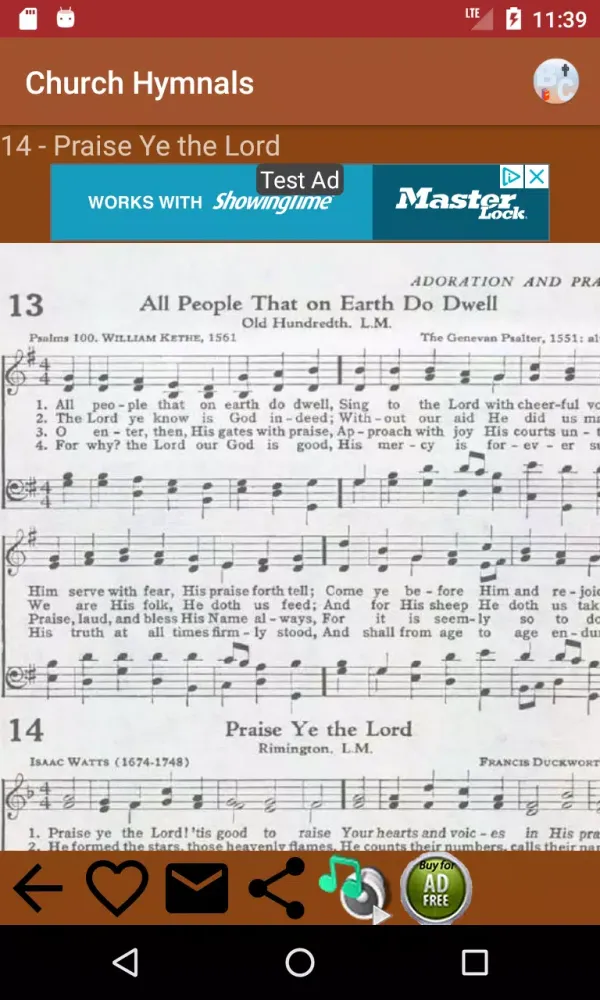 The Church Hymnal স্ক্রিনশট