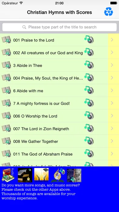Worship Scores Lyrics & Tunes Ekran Görüntüleri