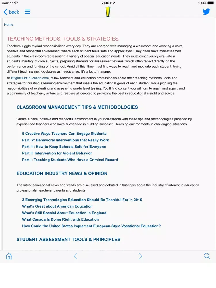 تصاویر Bright Hub Education iPad 