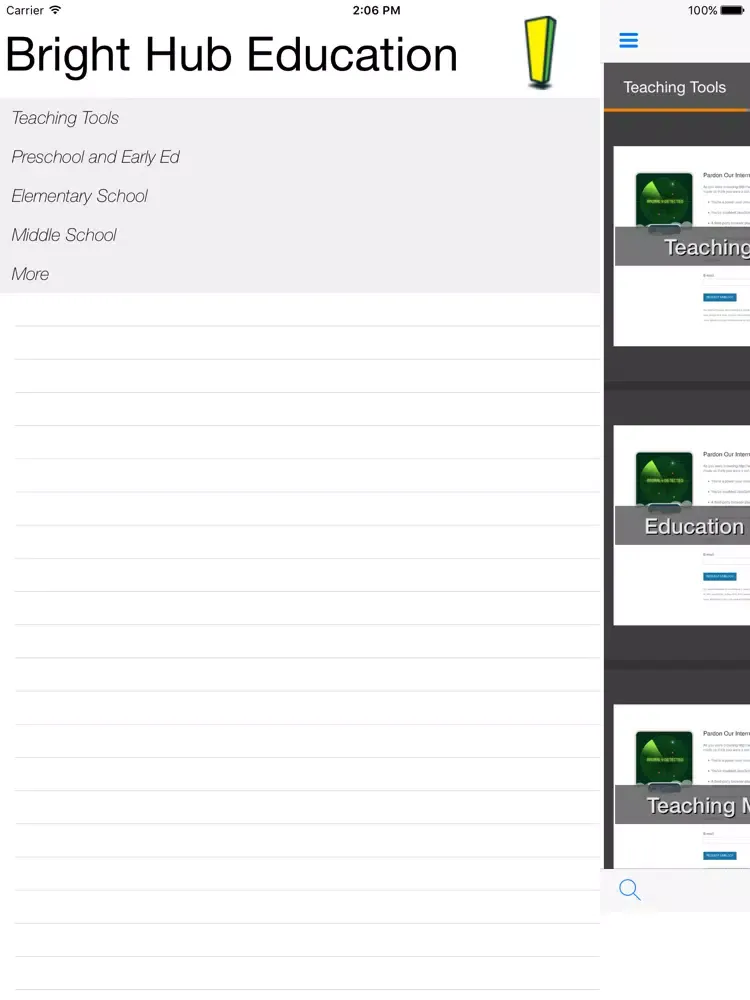تصاویر Bright Hub Education iPad 