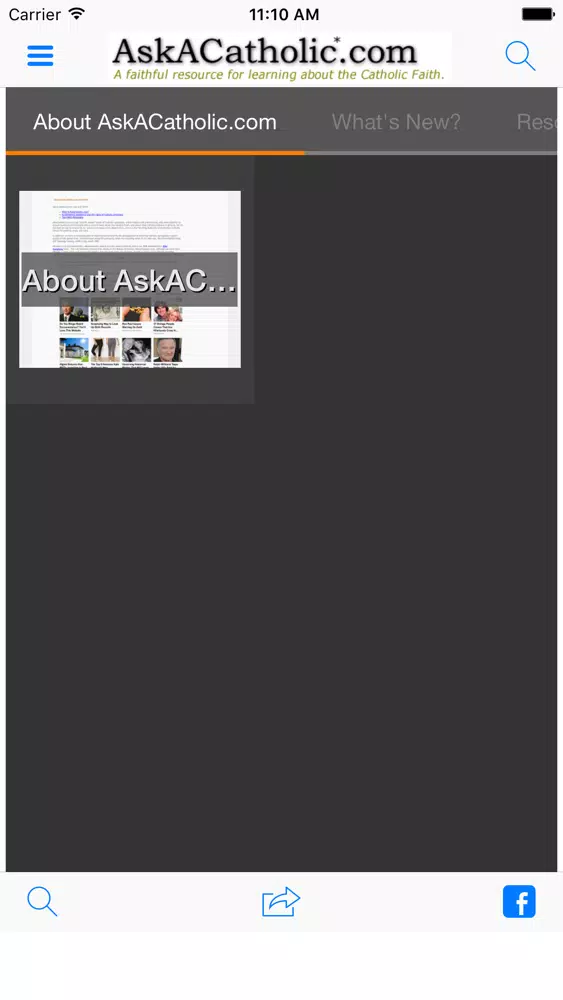 AskACatholic.com Screenshots