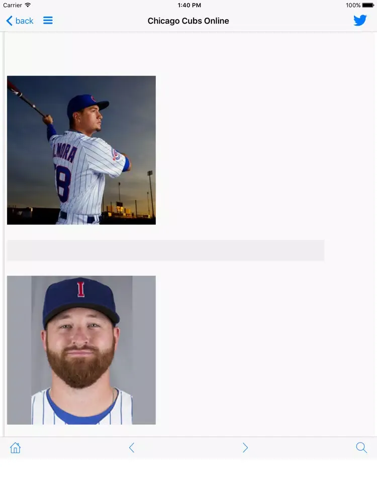 News for Chicago Cubs Online iPad  스크린샷