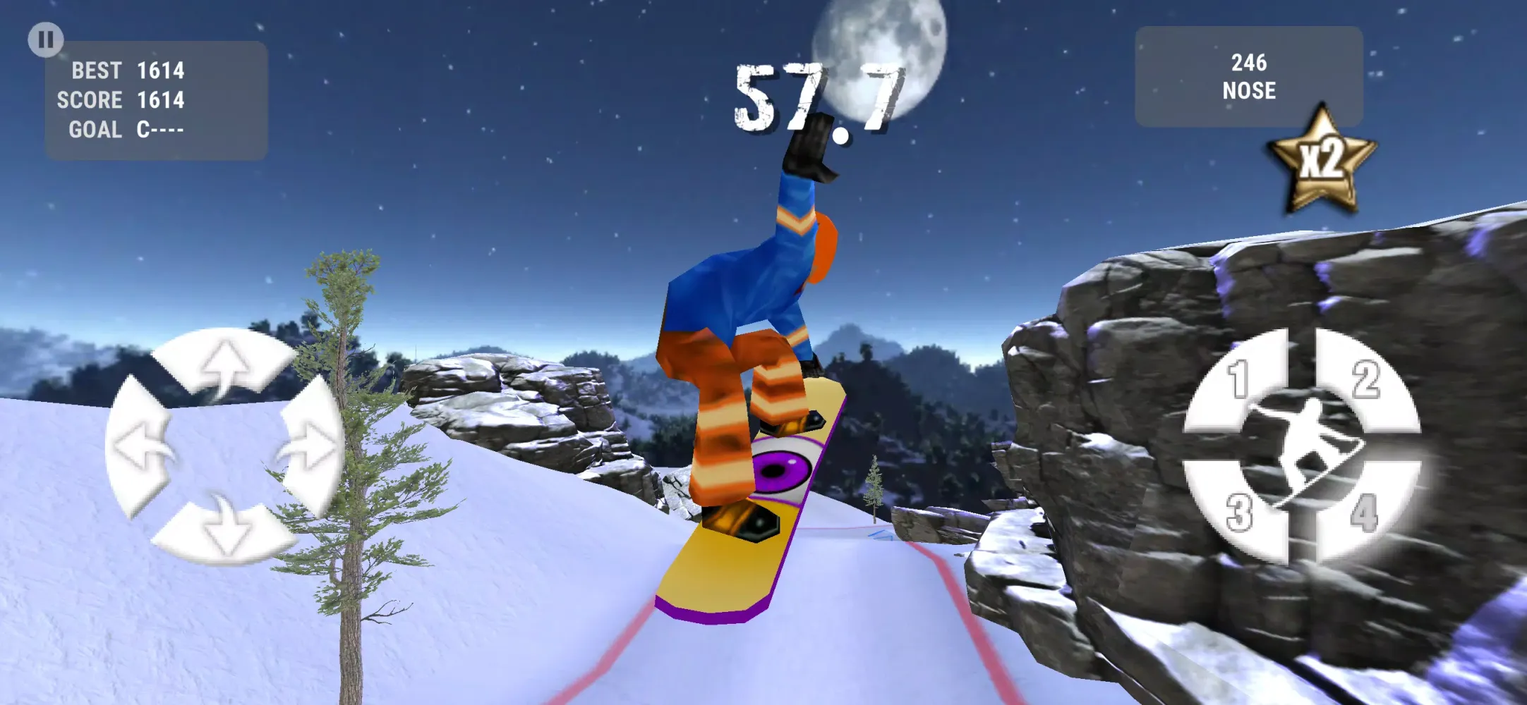 Crazy Snowboard スクリーンショット