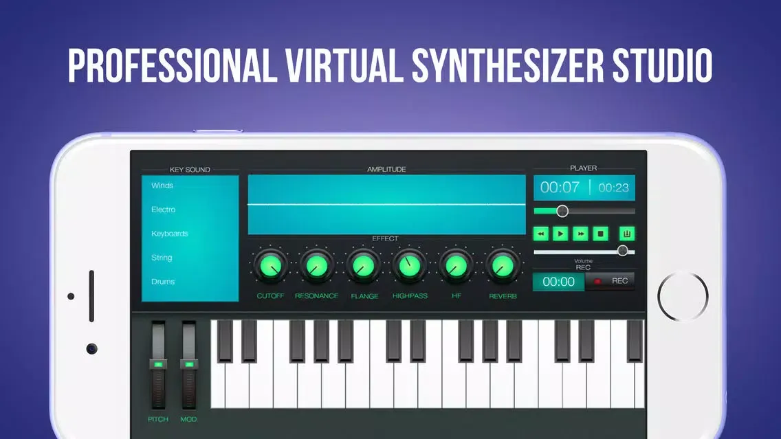 Ảnh chụp màn hình của Synth Station Keyboard