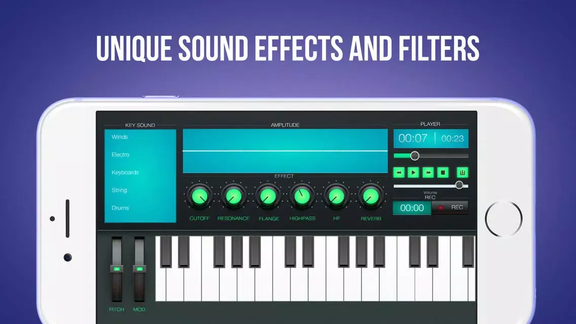 Ảnh chụp màn hình của Synth Station Keyboard
