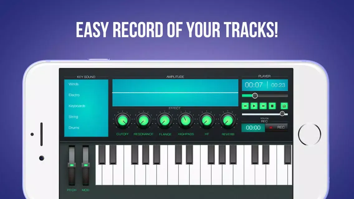Ảnh chụp màn hình của Synth Station Keyboard