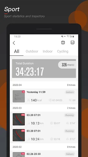 Zrzuty ekranu RunnerKit