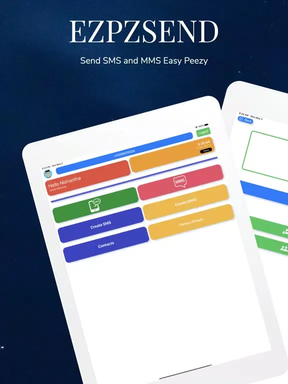 EZPZ-SEND iPad  Screenshots