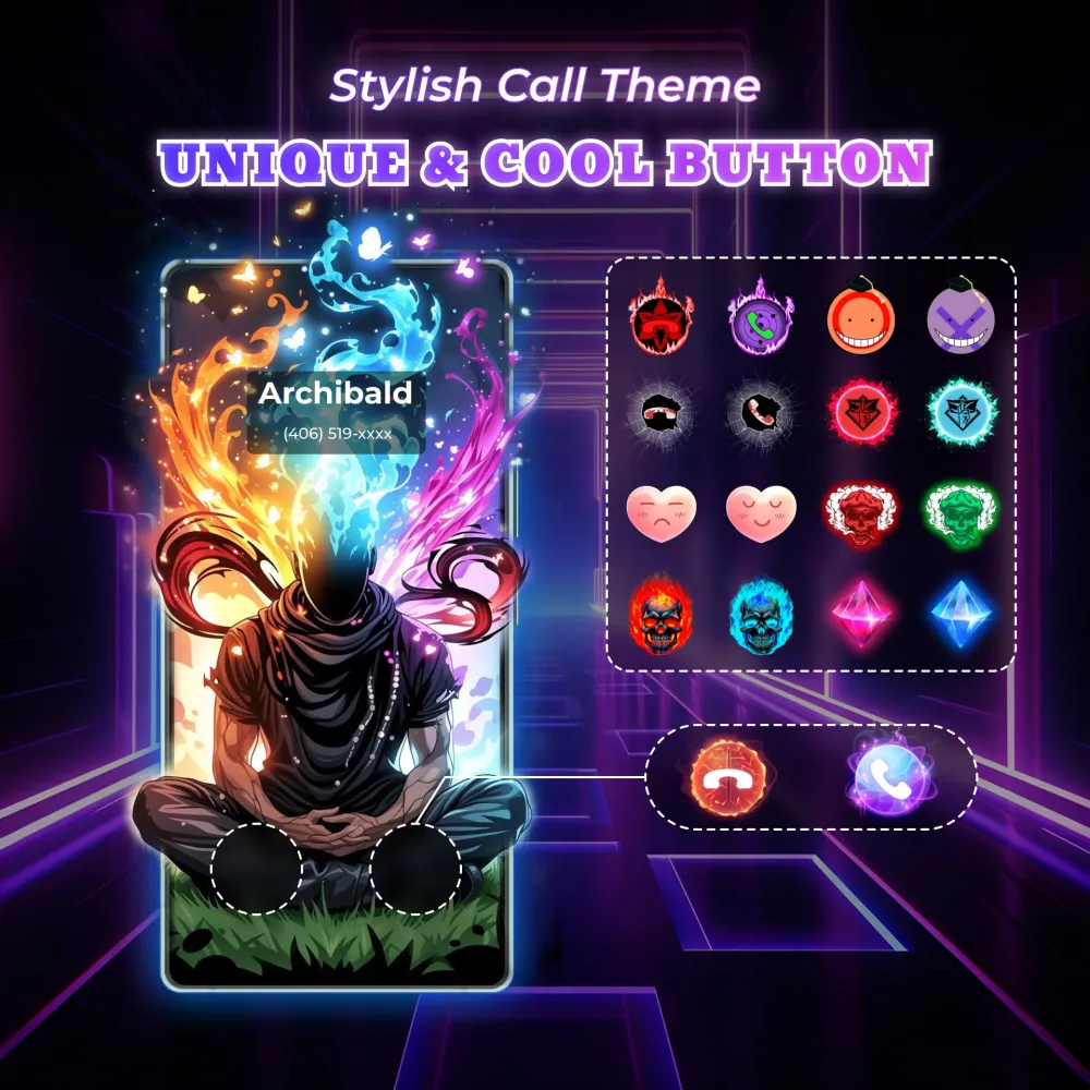 Tangkapan layar Color Phone: Caller Screen