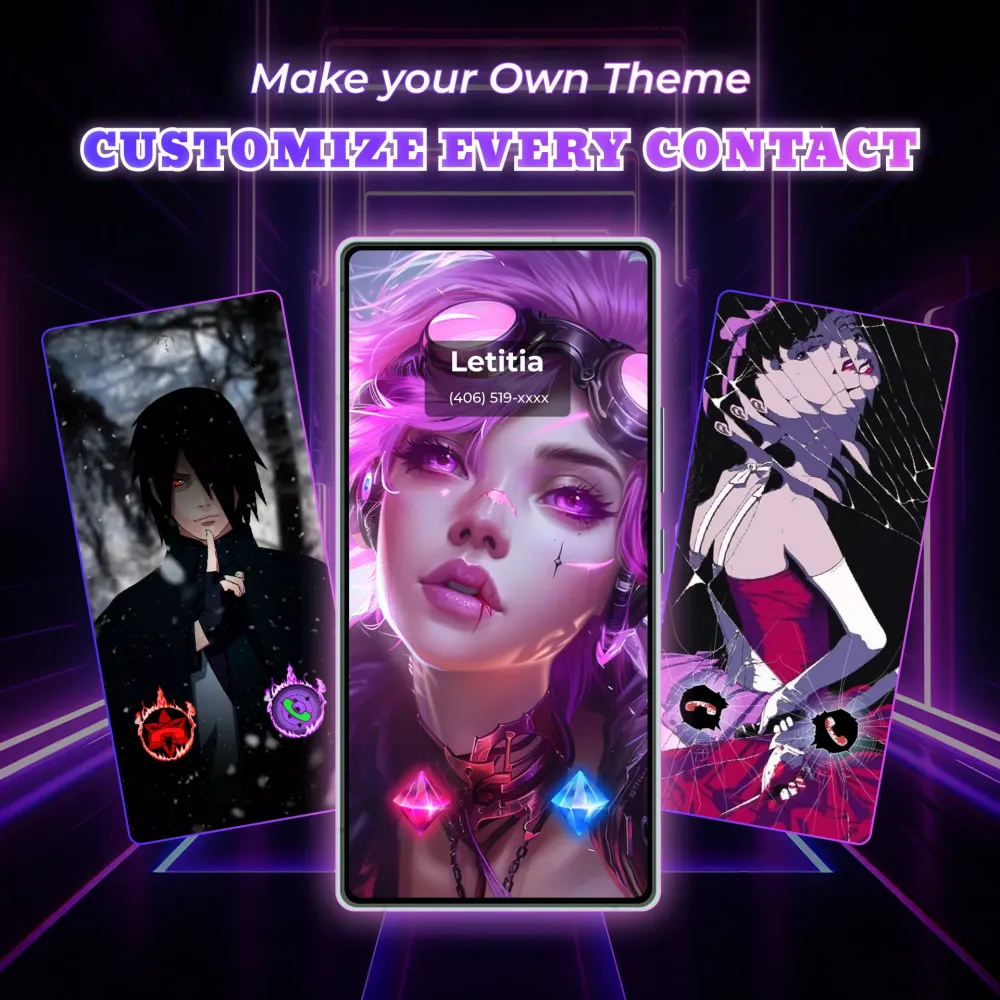 Tangkapan layar Color Phone: Caller Screen