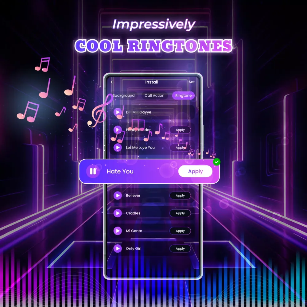 Tangkapan layar Color Phone: Caller Screen
