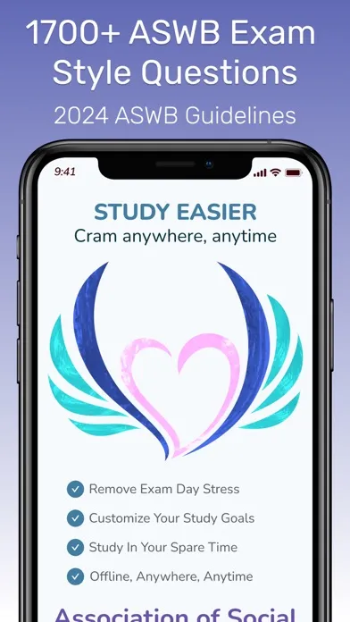 Ảnh chụp màn hình của ASWB 2024 Exam Prep Practice