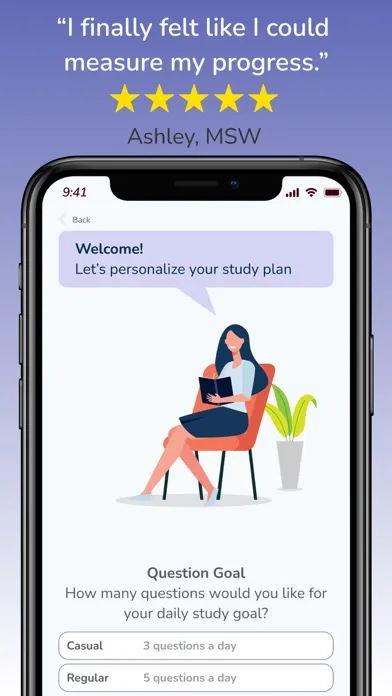 Ảnh chụp màn hình của ASWB 2024 Exam Prep Practice