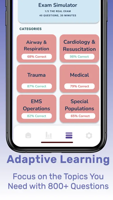 NREMT EMT Exam Prep Test 2024 스크린샷
