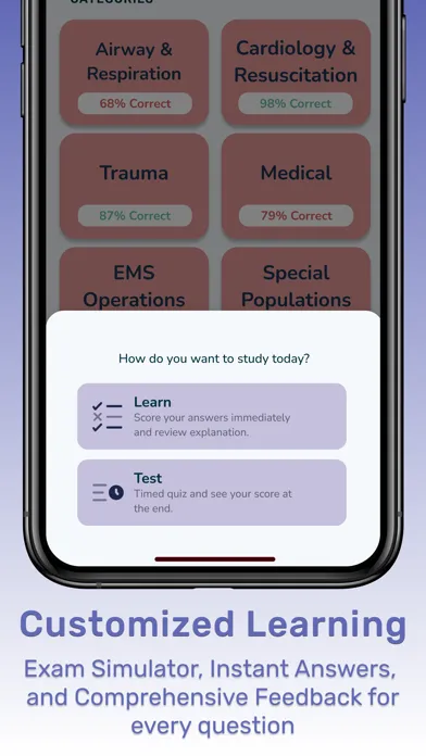 NREMT EMT Exam Prep Test 2024 스크린샷