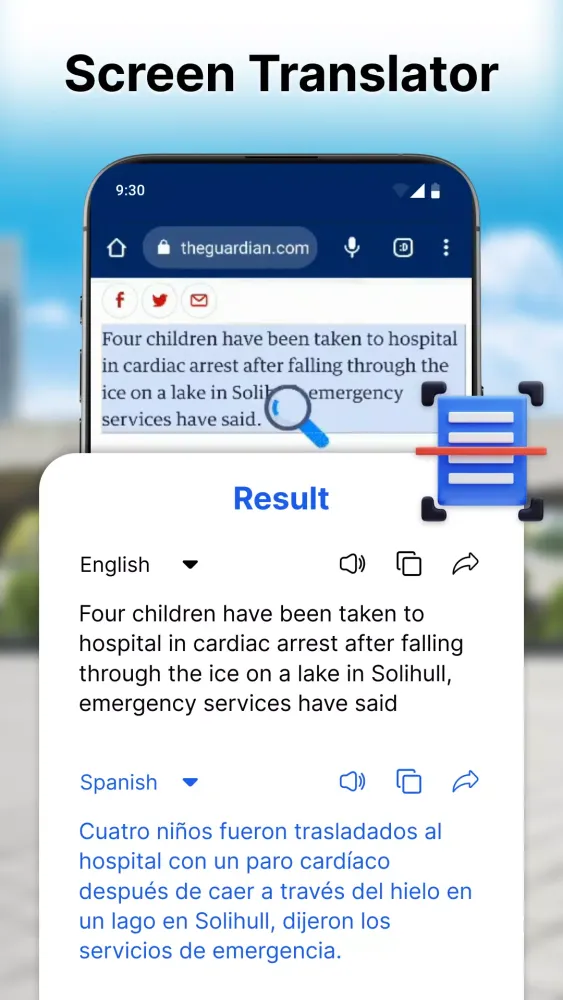 Captures d'écran de All Language Translator