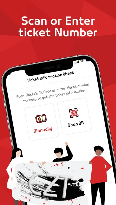 EZTickets scanner 스크린샷