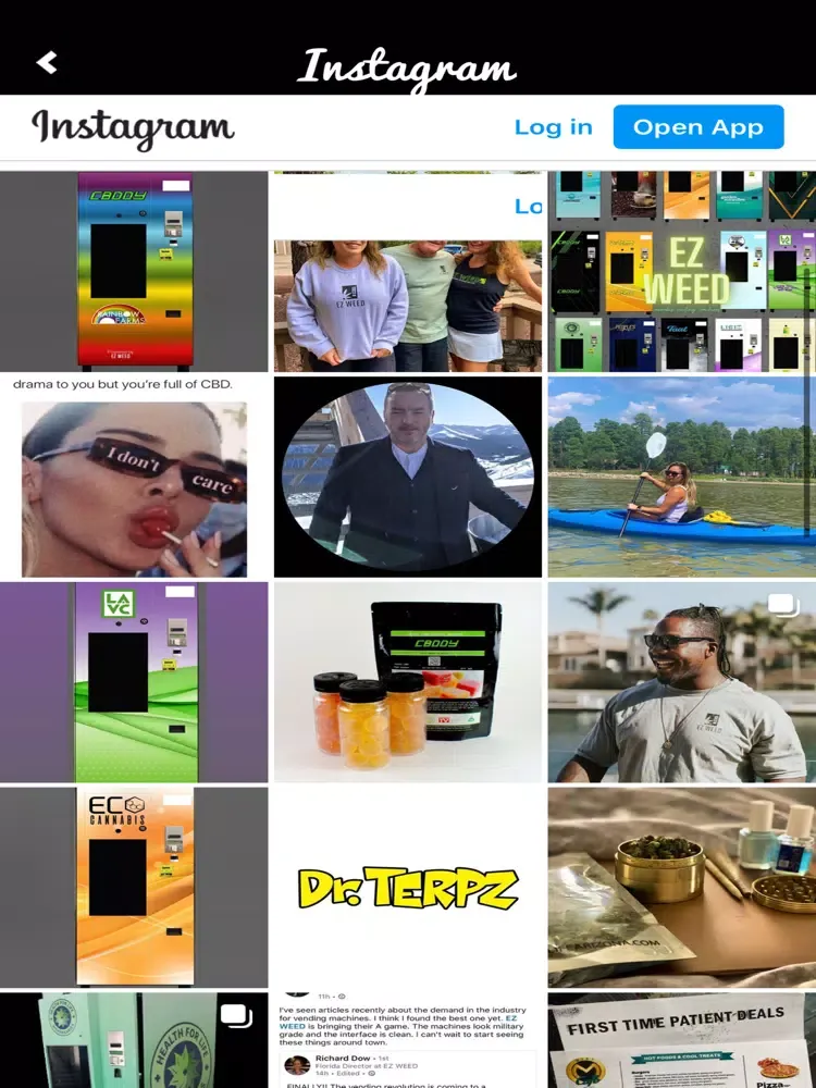 Captures d'écran de EZ Vending iPad 