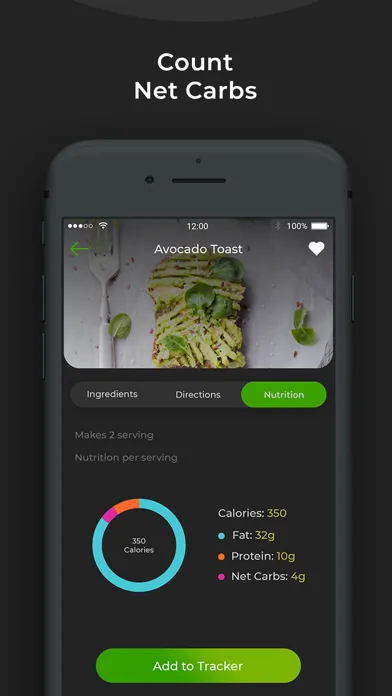 Скриншоты Keto Diet App- Recipes Planner
