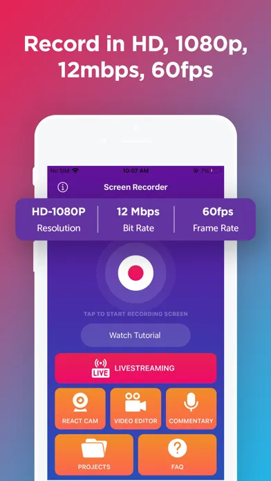 ภาพหน้าจอของ Screen Recorder- Record Game