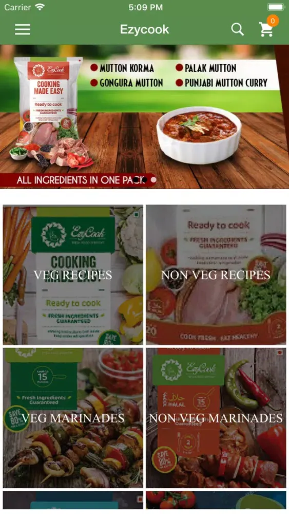 Screenshot di EzyCook