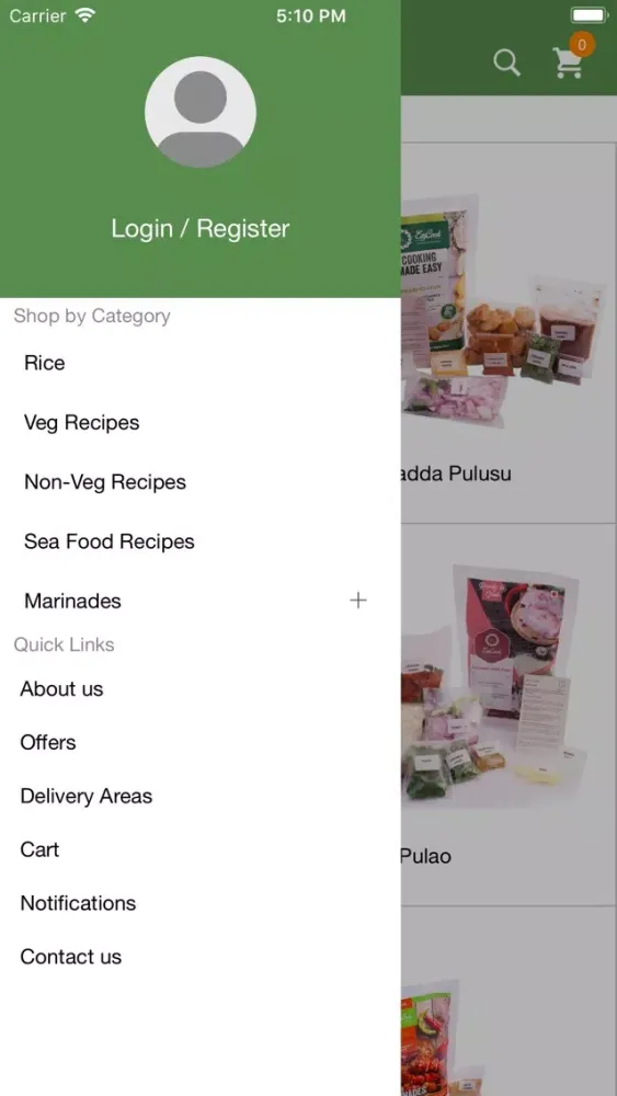 Screenshot di EzyCook