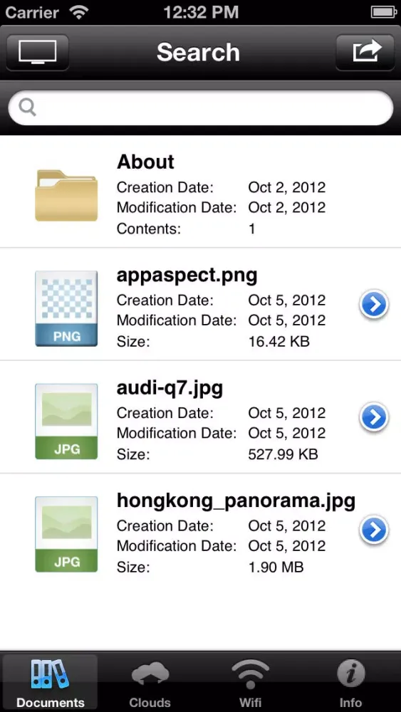 File Manager Screenshots