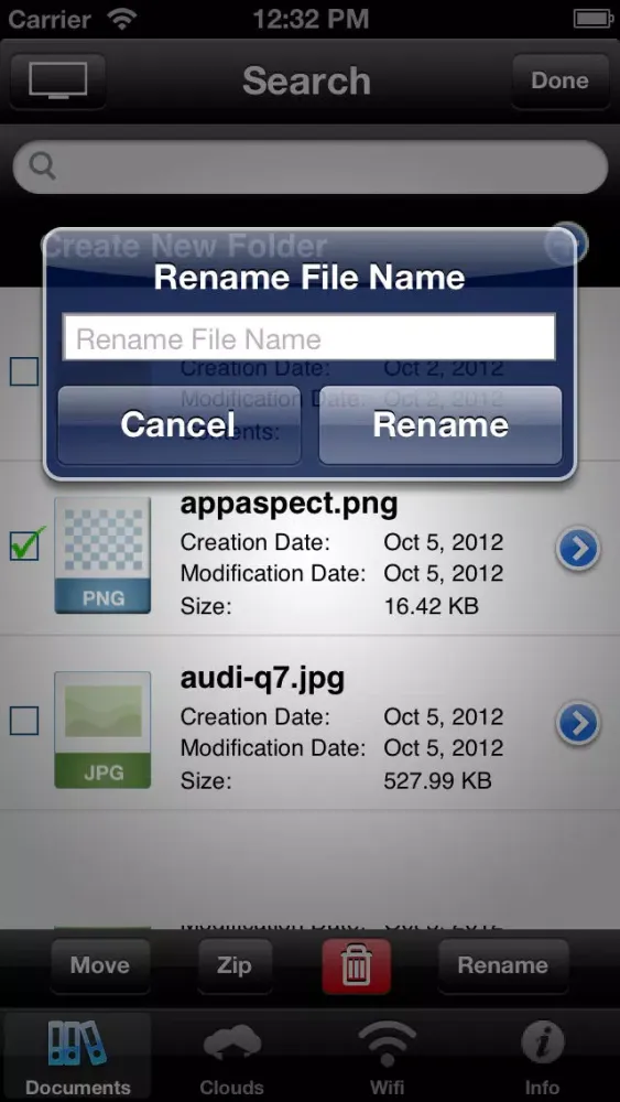 File Manager Screenshots