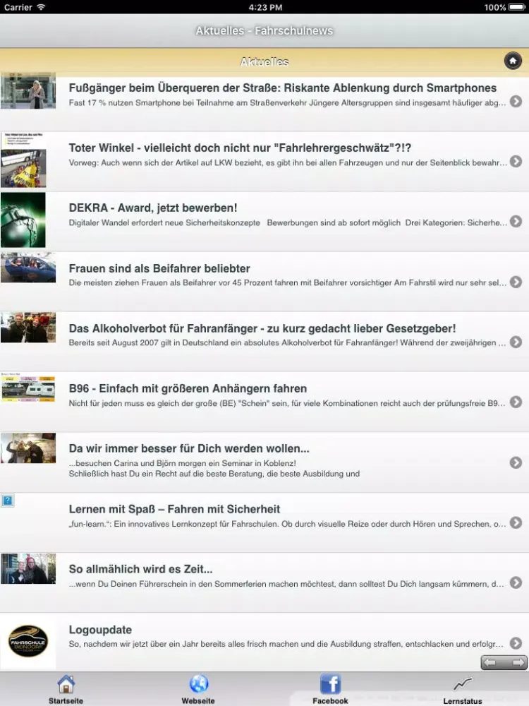FS Beindorf iPad  Ekran Görüntüleri