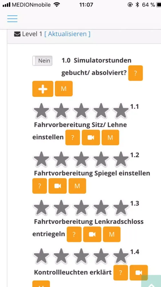 Capturas de tela do Fahrschule Wiegert
