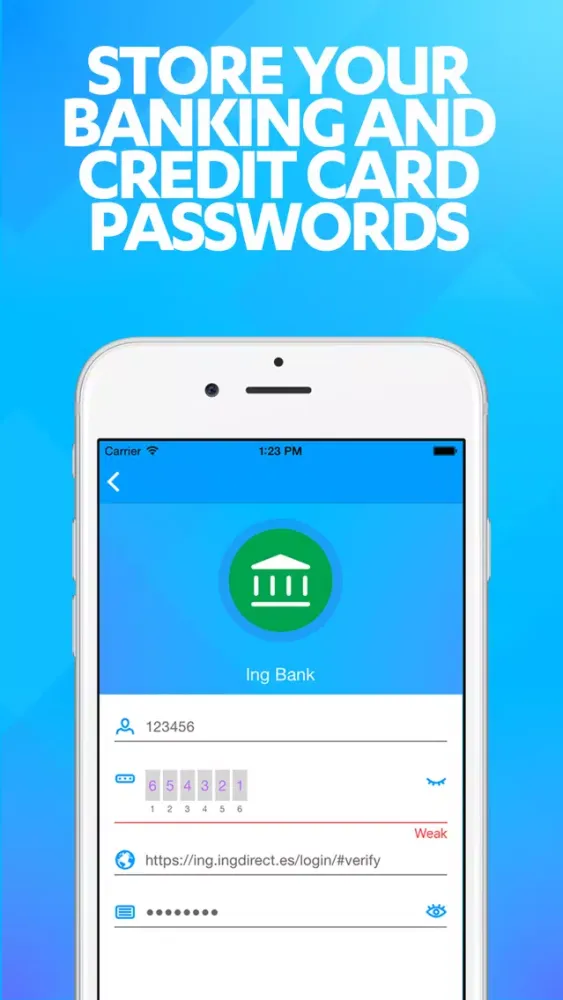Capturas de tela do F-Secure KEY Password manager