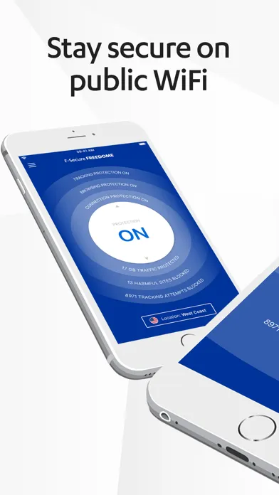 Скриншоты F-Secure FREEDOME VPN