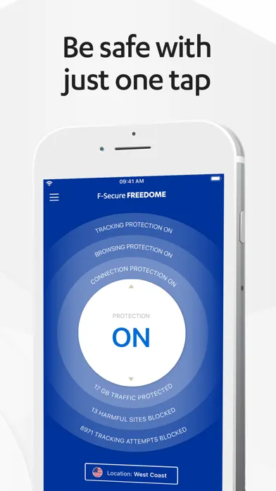 Скриншоты F-Secure FREEDOME VPN