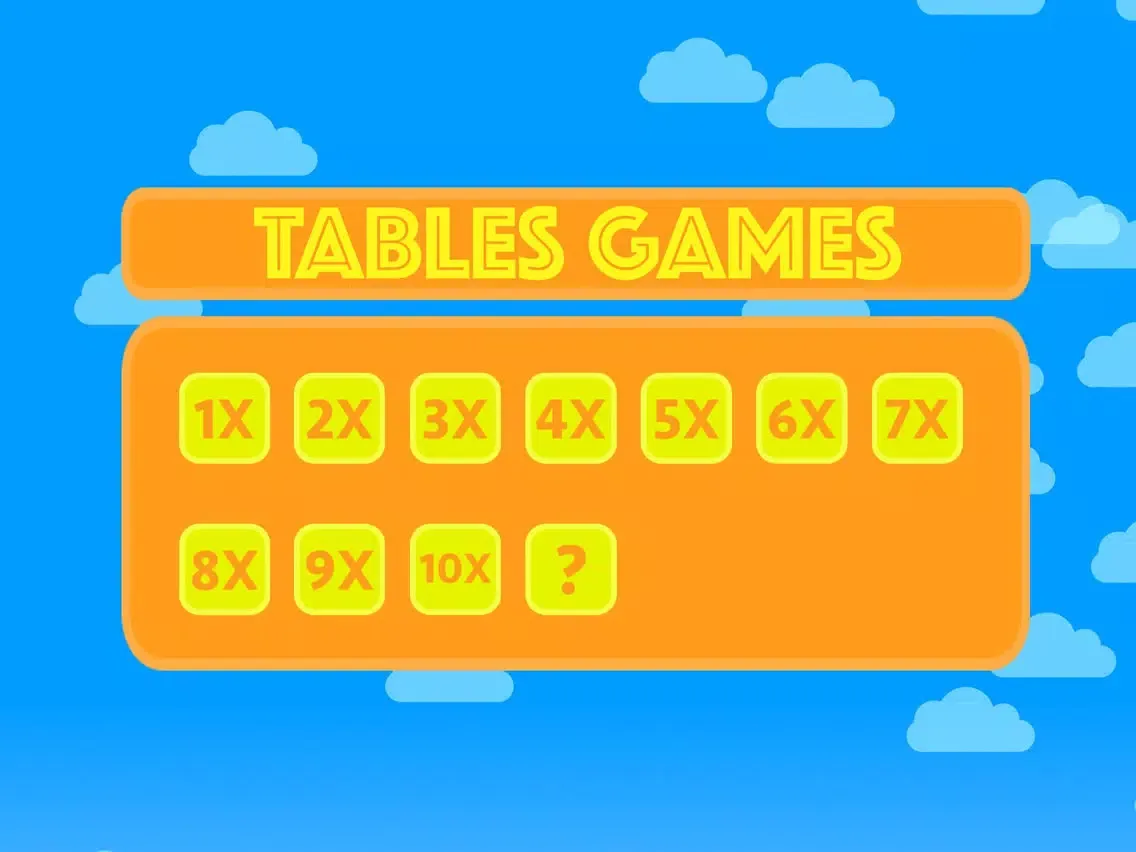 تصاویر Multiplication Tables Game iPad 