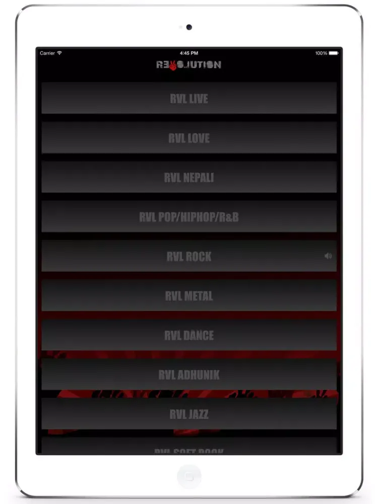 Captures d'écran de Rvl radio iPad 