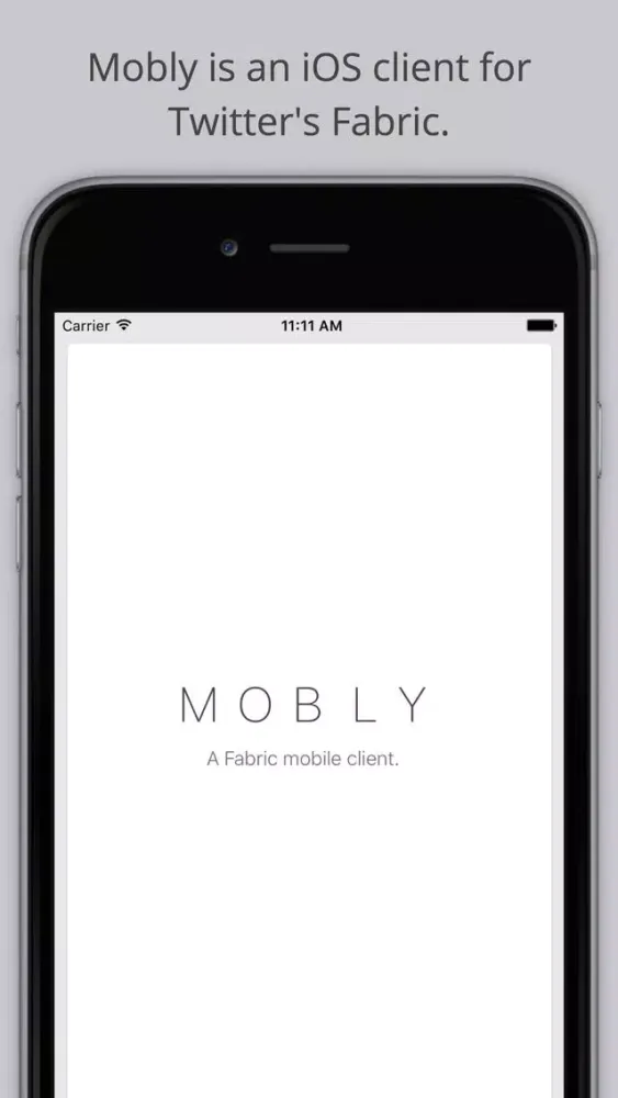 Mobly - A mobile client for Twitter's Fabric应用截图