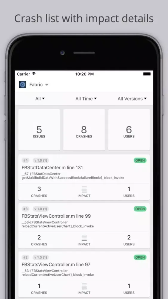 Mobly - A mobile client for Twitter's Fabric应用截图