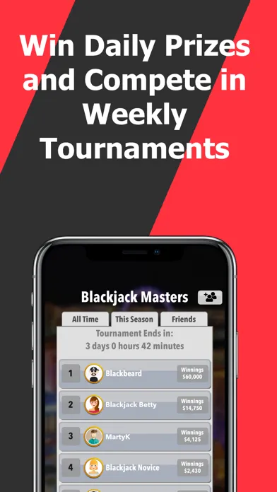 ภาพหน้าจอของ Blackjack Masters - Learn 21
