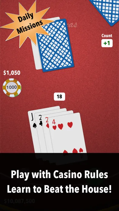 ภาพหน้าจอของ Blackjack Masters - Learn 21