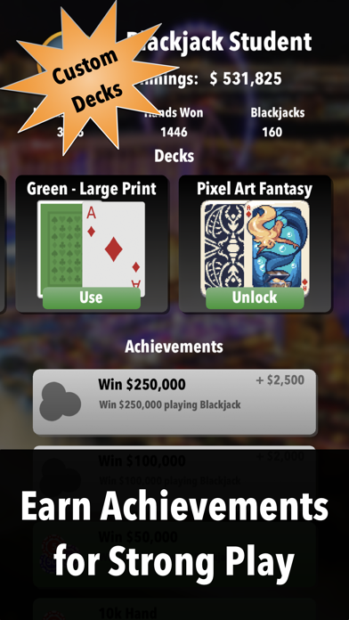 Tangkapan skrin Blackjack Masters - Learn 21