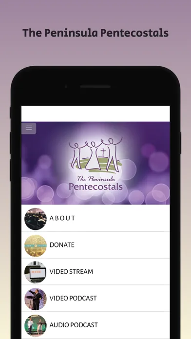 Zrzuty ekranu The Peninsula Pentecostals app