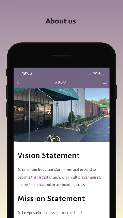 Zrzuty ekranu The Peninsula Pentecostals app