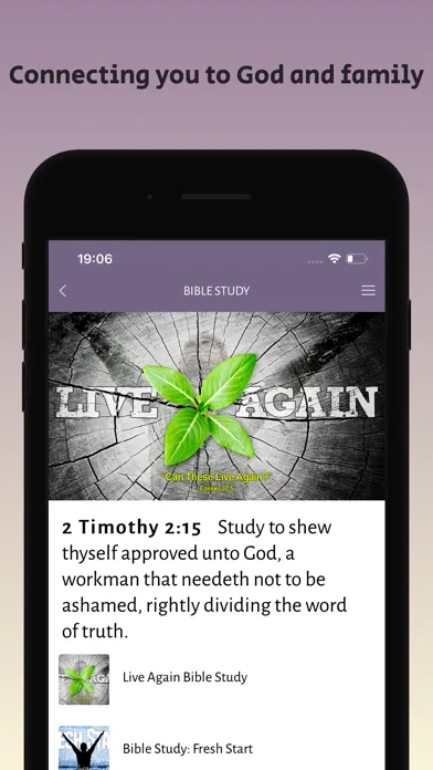 Zrzuty ekranu The Peninsula Pentecostals app