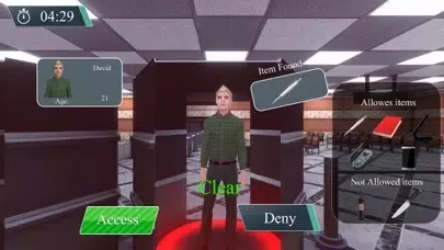 Airport Security Black Border スクリーンショット