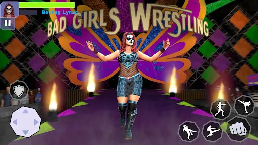 Tangkapan layar Bad Girls Wrestling Game