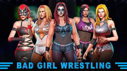 Tangkapan layar Bad Girls Wrestling Game