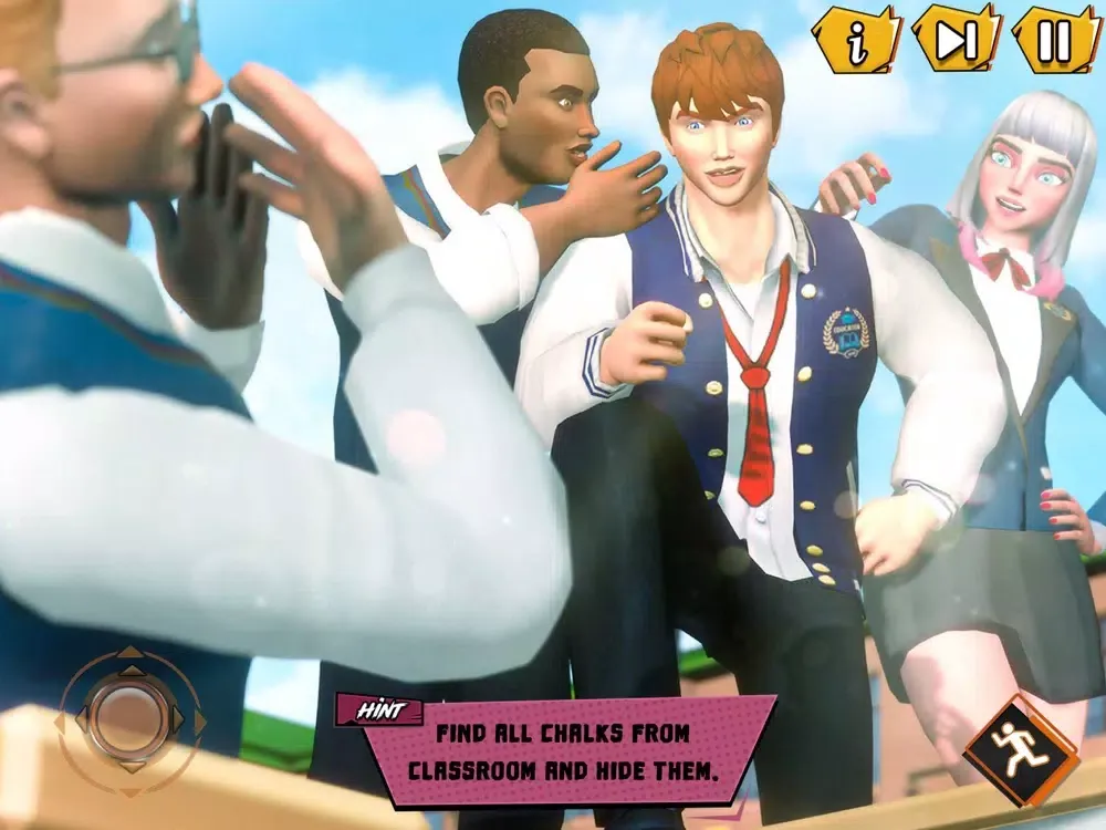 Zrzuty ekranu Bad Guys At The High School 3D iPad 